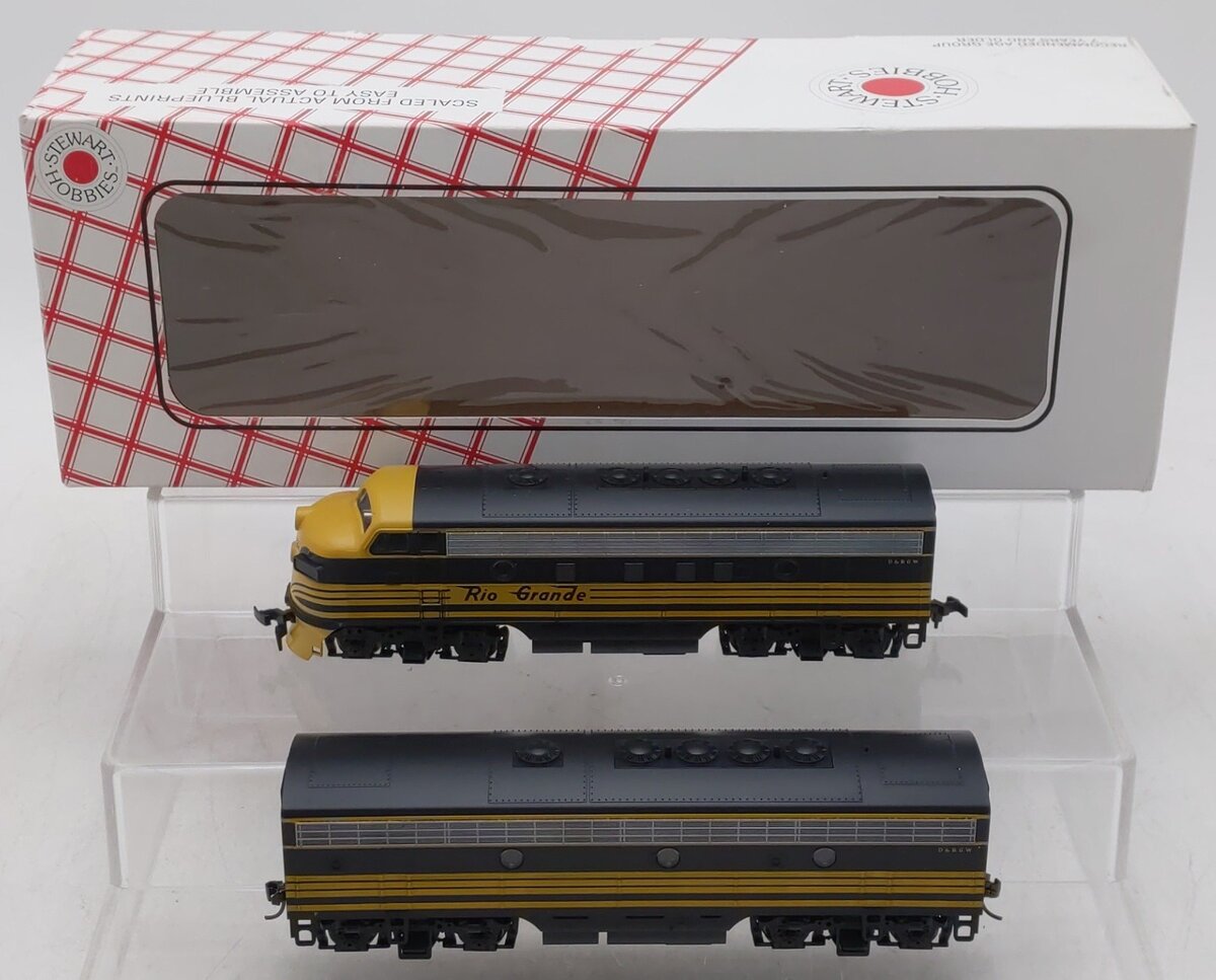 Stewart Hobbies 9190/9191 HO Scale Rio Grande A/B Unit Diesel Locomotives LN/Box