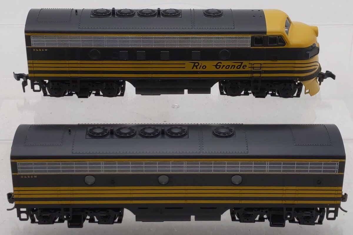 Stewart Hobbies 9190/9191 HO Scale Rio Grande A/B Unit Diesel Locomotives LN/Box