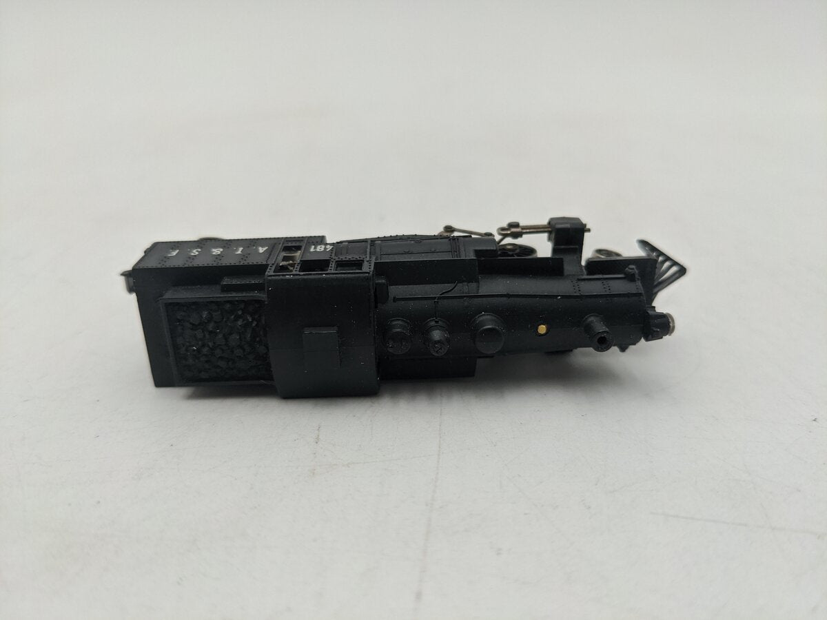 AHM 481 N Scale 2-6-4 Q1B A.T. & S.F. Steam Locomotive EX