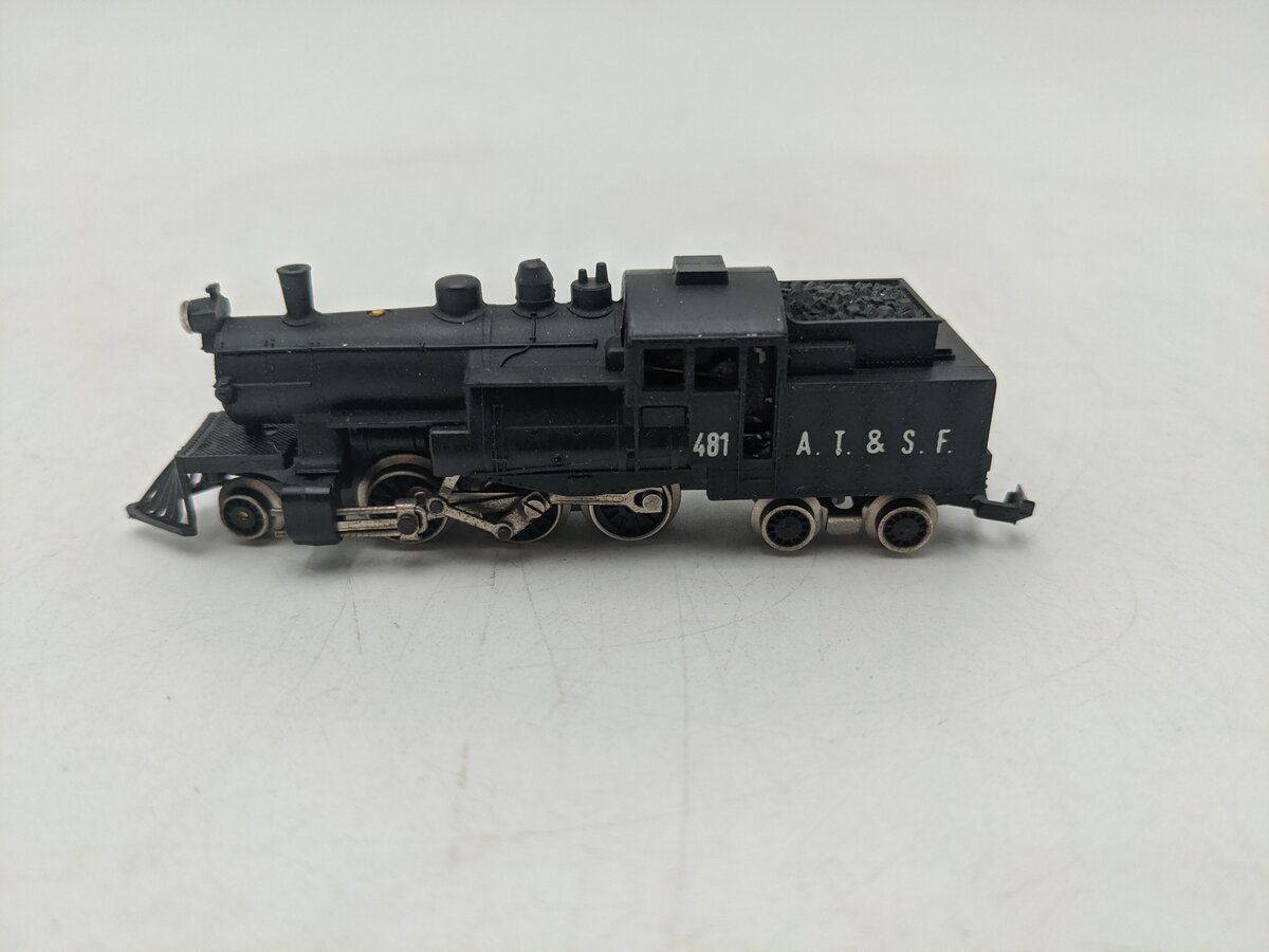 AHM 481 N Scale 2-6-4 Q1B A.T. & S.F. Steam Locomotive EX