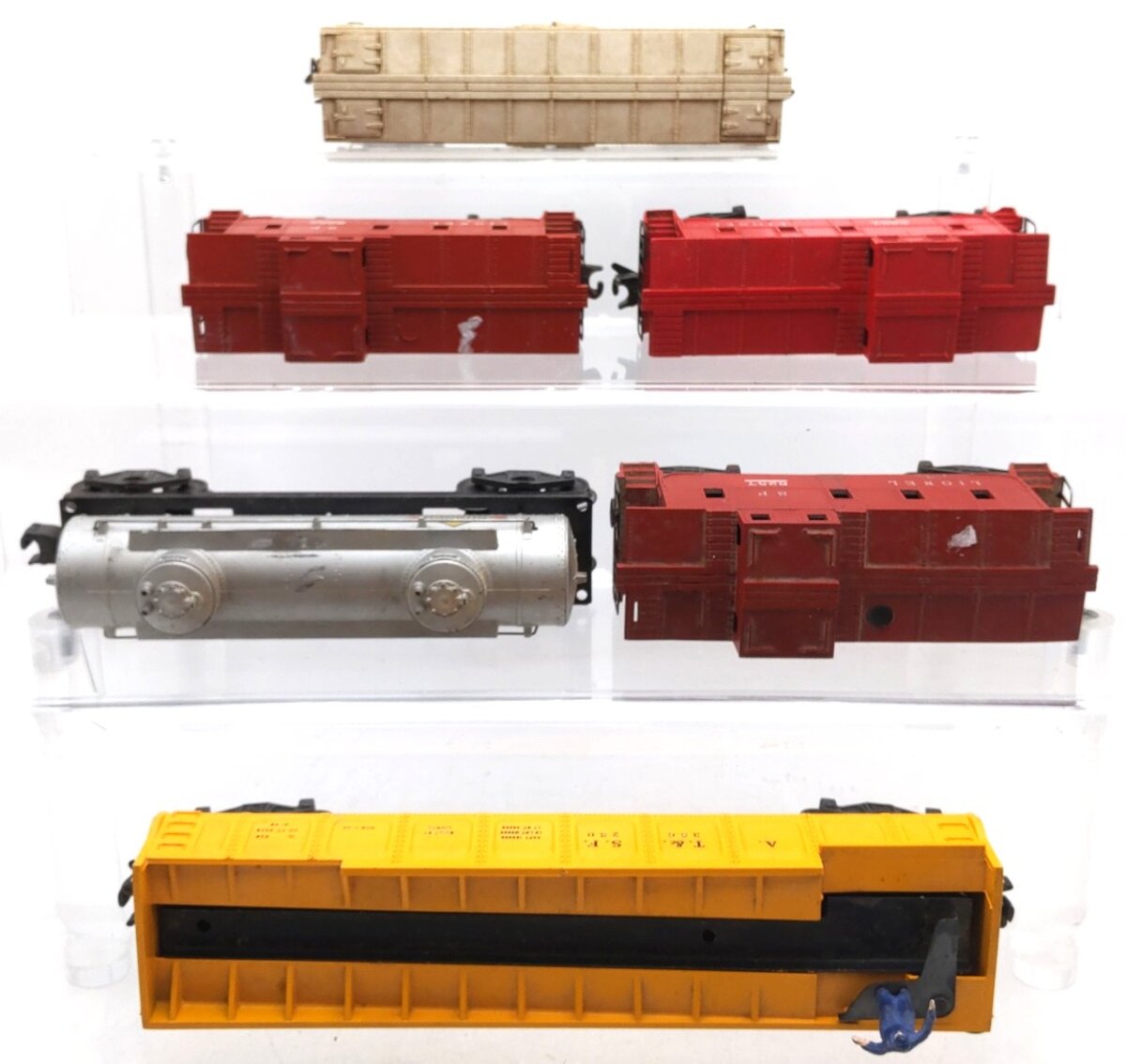 Lionel Vintage O Gauge Freight Cars #6257,6257,6257,3472,356250 [6] VG