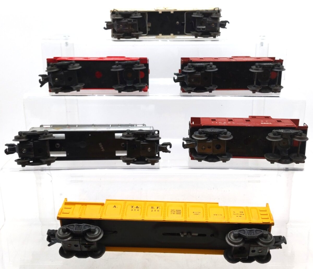 Lionel Vintage O Gauge Freight Cars #6257,6257,6257,3472,356250 [6] VG