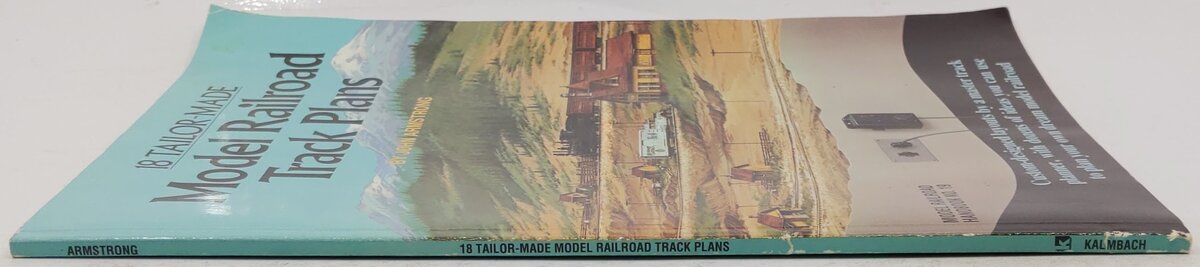 18 Tailor-Made Model Railroad Track Plans Paperback Book John Armstrong VG
