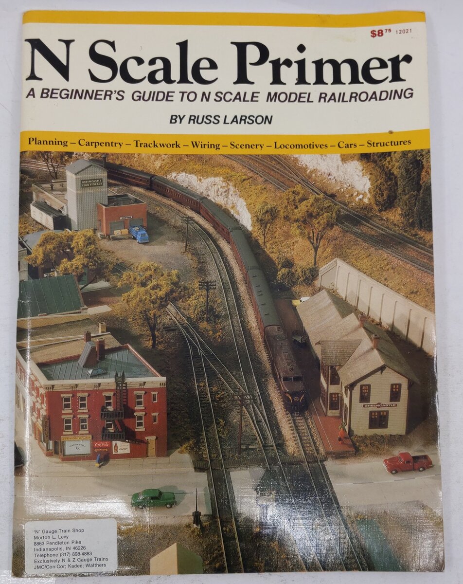 N Scale Primer Paperback Book By Russ Larson VG