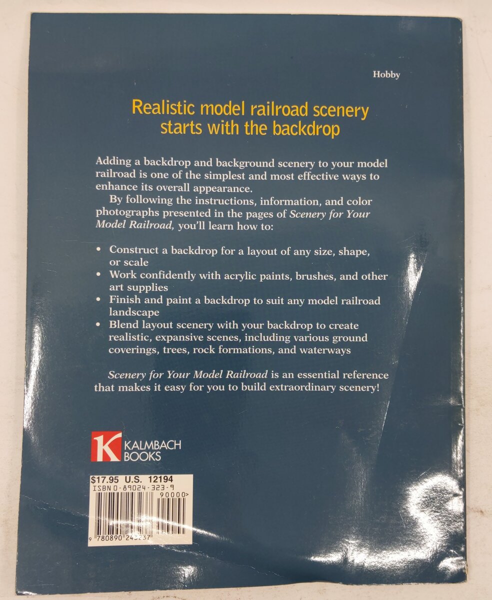 Scenery for Your Model Railroad Paperback Book By Mike Danneman VG