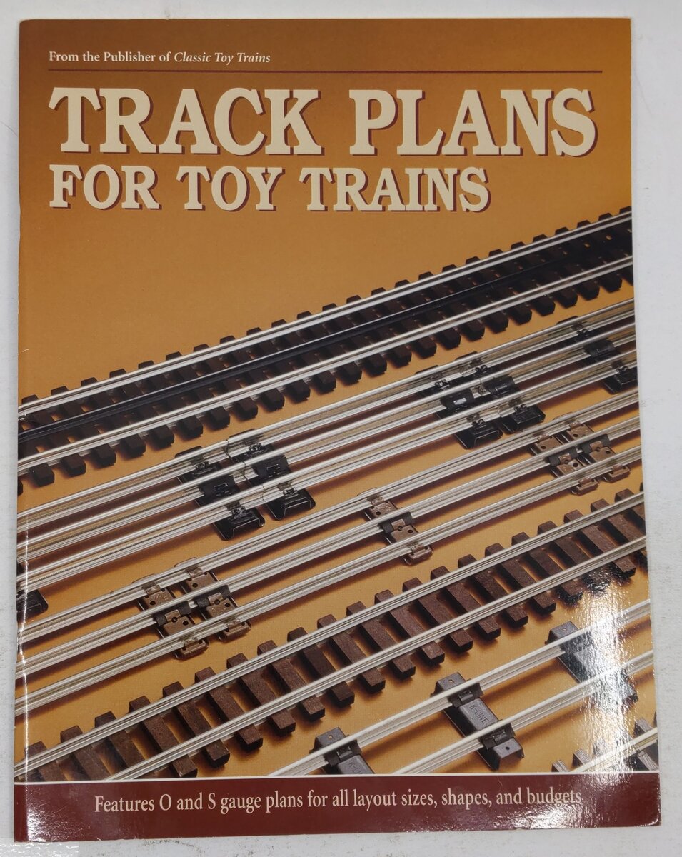 Track Plans For Toy Trains Paperback Book VG