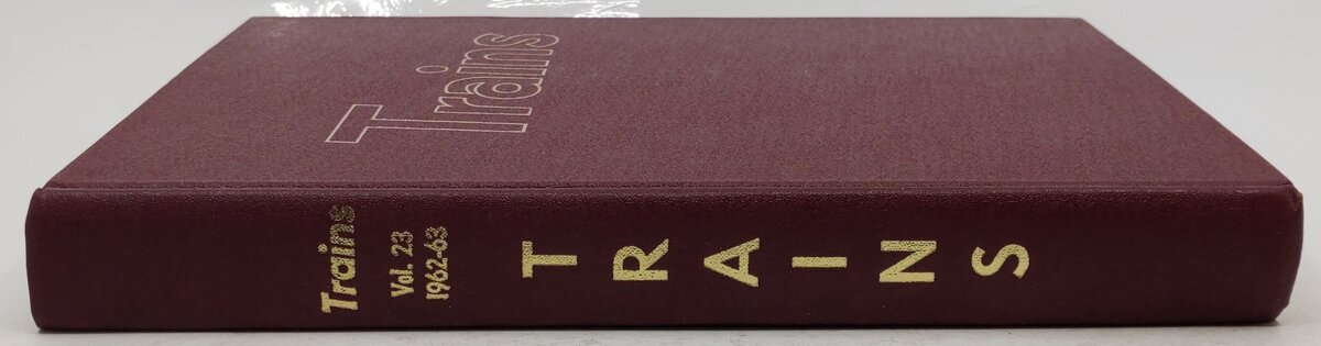 Trains Vol.23 1962-63 Hardcover Book EX