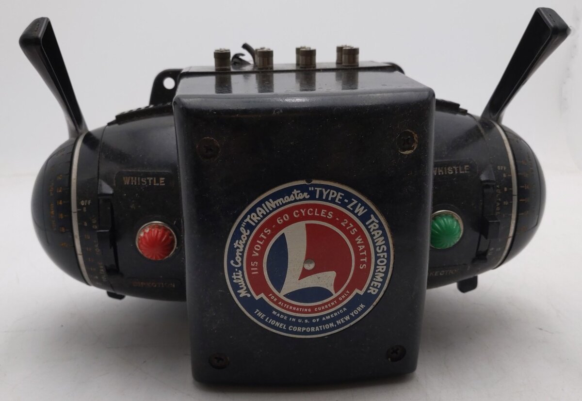 Lionel ZW O Gauge Vintage Trainmaster 275 Watt Transformer with Whistle VG
