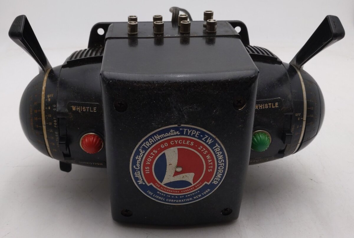 Lionel ZW O Gauge Vintage Trainmaster 275 Watt Transformer with Whistle VG