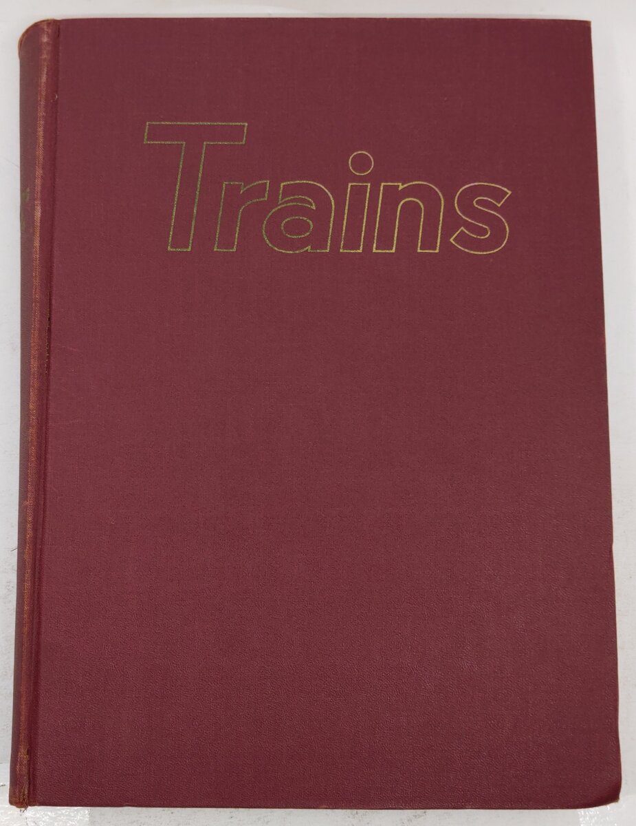 Trains Vol.10 1949-50 Hardcover Book VG