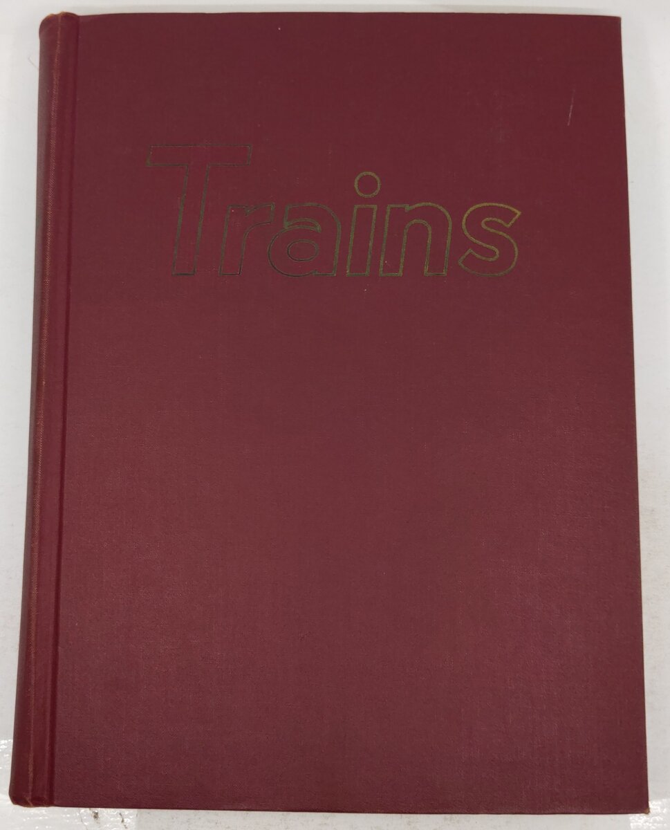 Trains Vol.17 1956-57 Hardcover Book VG