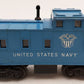 Lionel 6017 Vintage O Gauge Boston and Maine Light Blue Caboose -Repainted