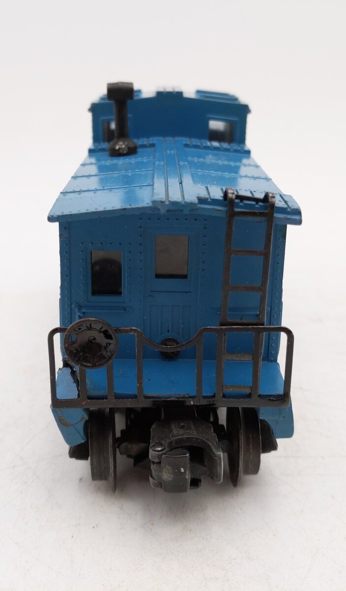 Lionel 6017 Vintage O Gauge Boston and Maine Light Blue Caboose -Repainted