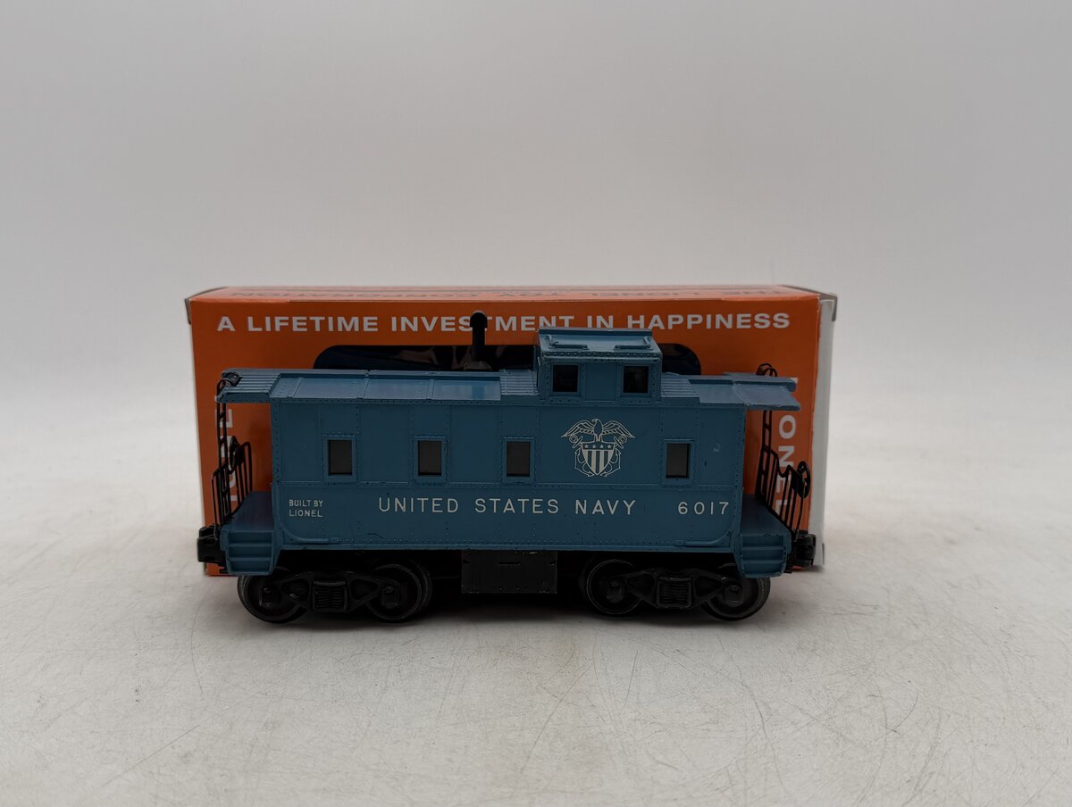 Lionel 6017 Vintage O Gauge Boston and Maine Light Blue Caboose -Repainted