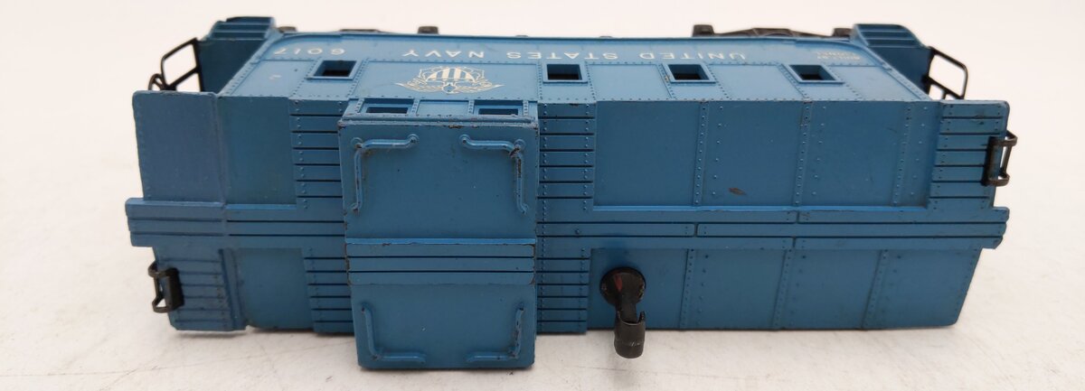 Lionel 6017 Vintage O Gauge Boston and Maine Light Blue Caboose -Repainted