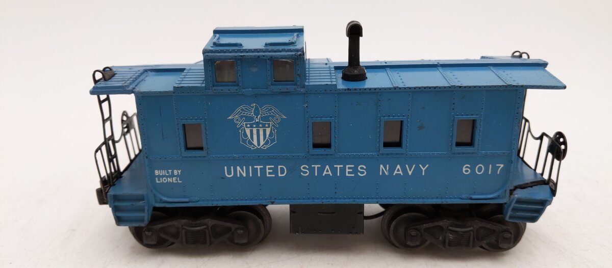 Lionel 6017 Vintage O Gauge Boston and Maine Light Blue Caboose -Repainted