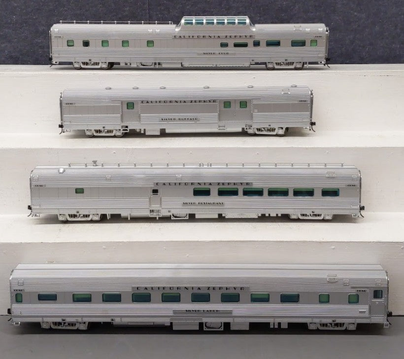 Atlas 3009020S O CB&Q GSC Ltd Edition California Zephyr Passenger Car 2-Rail Set LN/Box