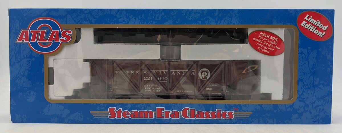 Atlas 7429-8 O Pennsylvania Railroad 50-Ton War Hopper Car #221040 (2-Rail) MT/Box