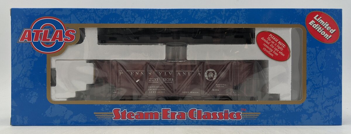 Atlas 7429-5 O Pennsylvania Railroad 50-Ton War Hopper Car #220939 (2-Rail) NIB