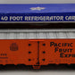 USA Trains R16505 G SP & UP Pacific Fruit Express 40' Refrigerator Car #20005