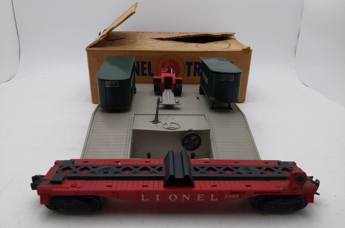 Lionel 460 Vintage O Piggyback Loader Set EX/Box