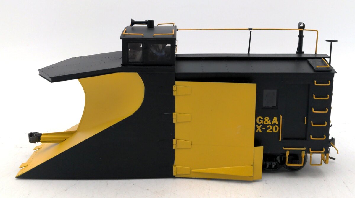 NJ Custom Brass RS-637-0 O BRASS G&A Steel Winged Snow Plow -2 Rail/Box