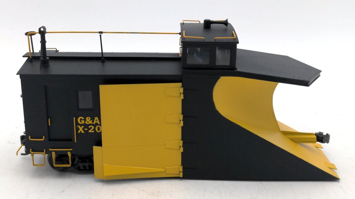 NJ Custom Brass RS-637-0 O BRASS G&A Steel Winged Snow Plow -2 Rail/Box