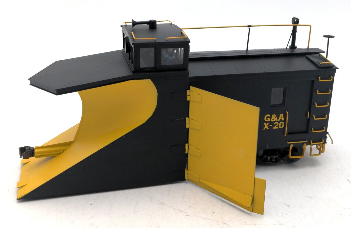 NJ Custom Brass RS-637-0 O BRASS G&A Steel Winged Snow Plow -2 Rail/Box