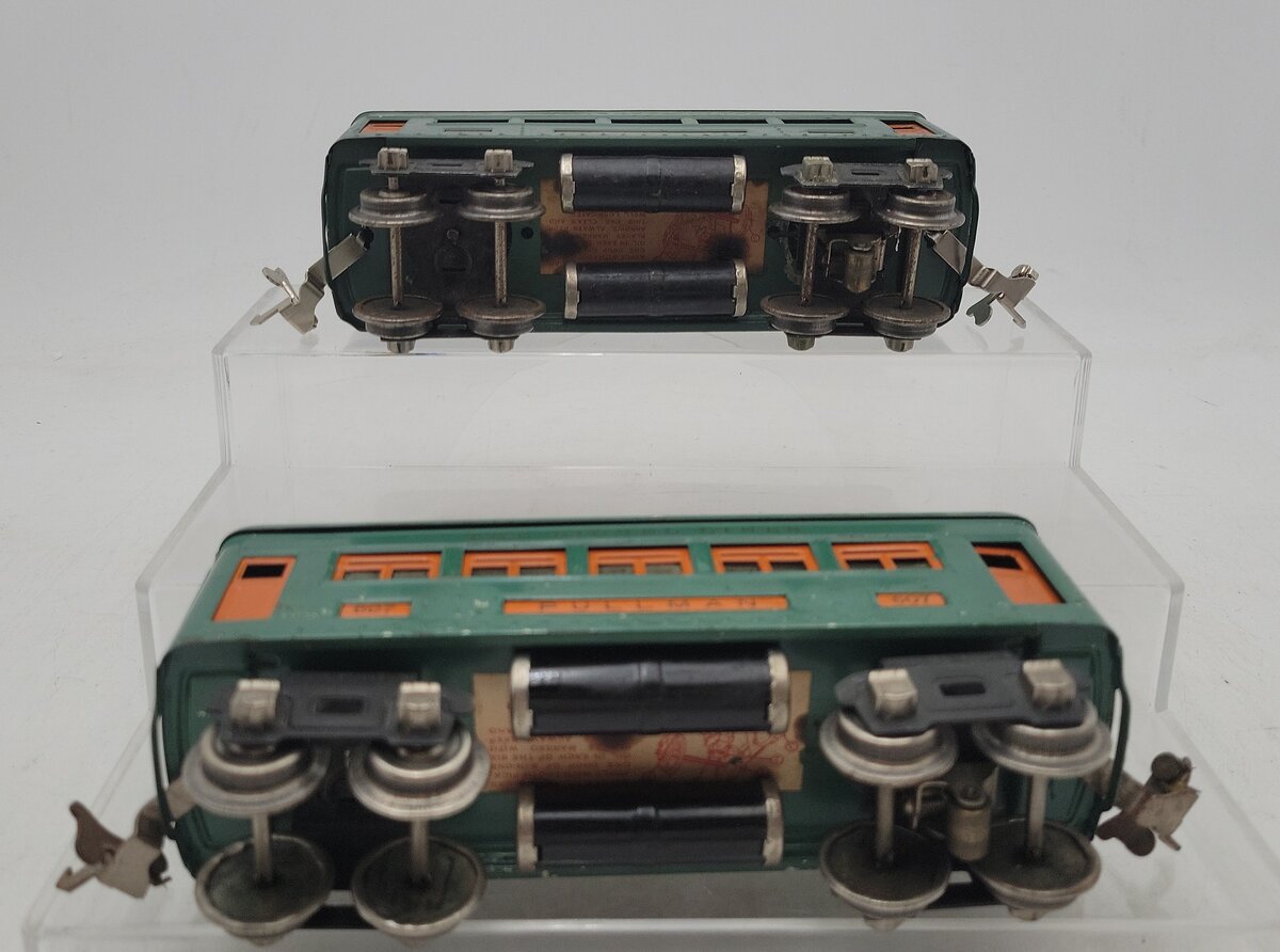 Lionel 607 Vintage O Prewar Lionel Lines Tinplate Passenger Cars [2] VG
