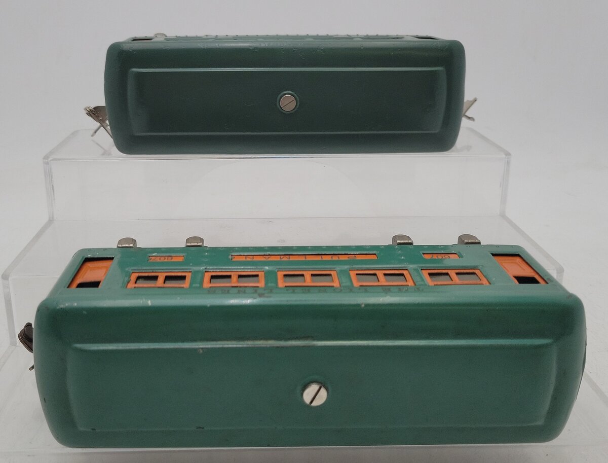 Lionel 607 Vintage O Prewar Lionel Lines Tinplate Passenger Cars [2] VG