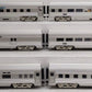 Golden Gate Depot O Santa Fe Streamlined Passenger Cars - 2-Rail (Set of 6) VG