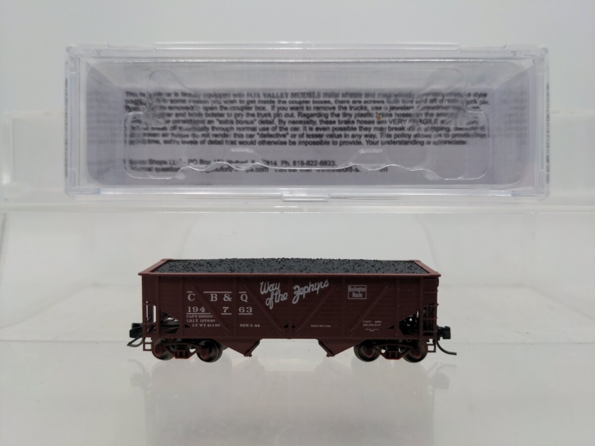 Bluford Shops 63137 N Burlington 2-Bay War Emergency Composite Hopper #194763