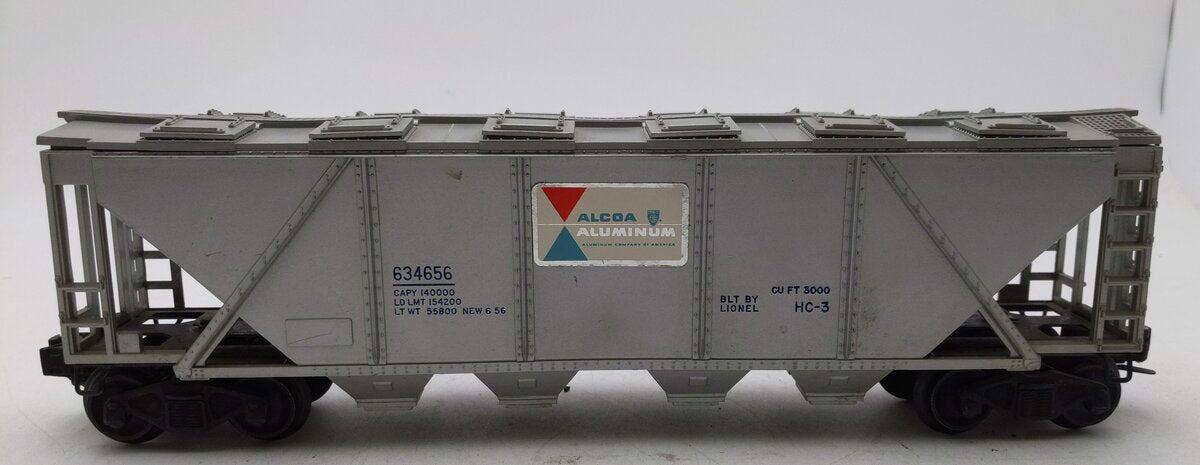 Lionel 6346 Vintage O Alcoa Hopper Car #634656 EX
