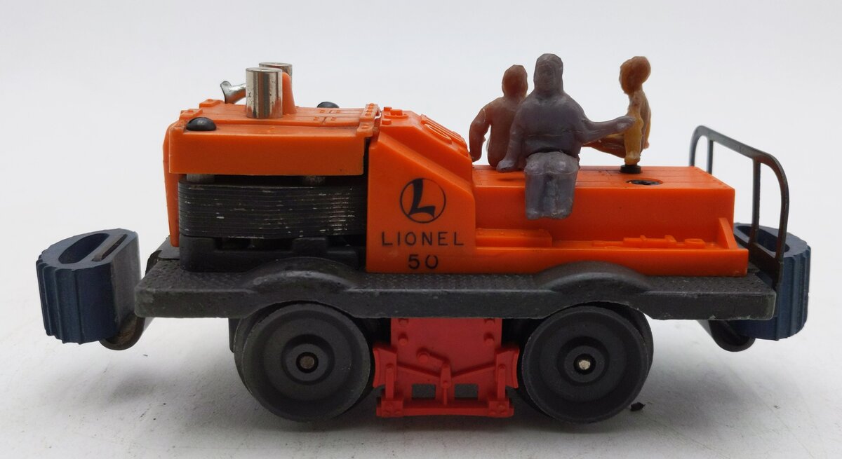 Lionel 50 Vintage O Gauge Postwar Motorized Gang Car w/3 Figures EX
