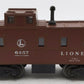 Lionel 6457 Vintage O SP Style Illuminated Caboose with Die-Cast Smokejack EX