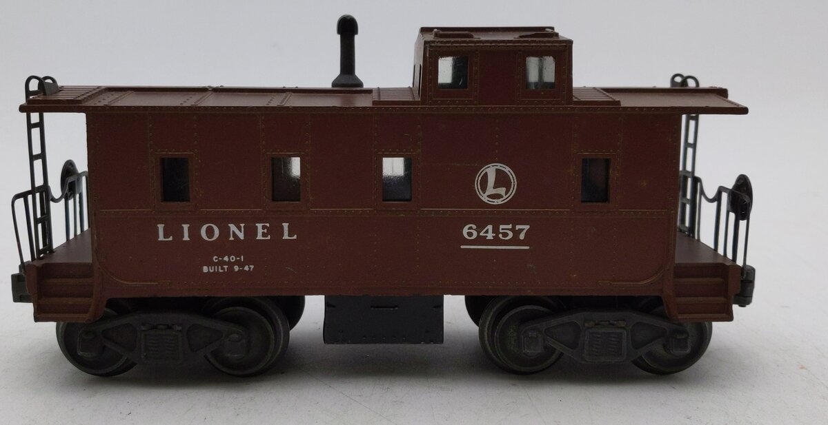 Lionel 6457 Vintage O SP Style Illuminated Caboose with Die-Cast Smokejack EX