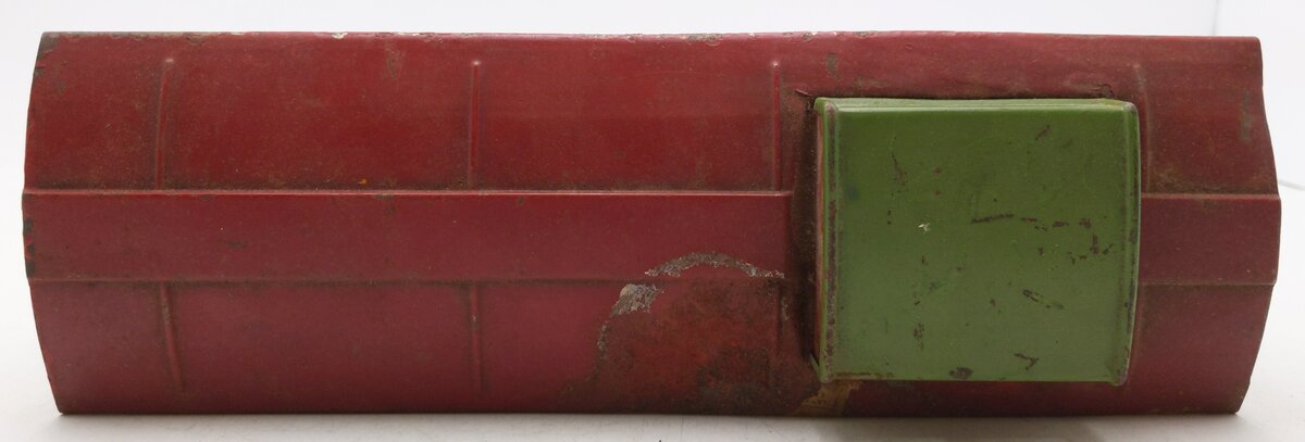 Lionel 517 Vintage Standard Gauge Tinplate Green Caboose w/ Red Roof