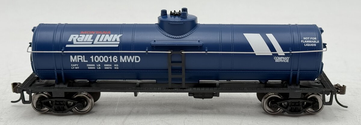 Walthers 931-1446 HO Montana Rail Link Tank Car #100016- Ready To Run NIB