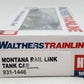 Walthers 931-1446 HO Montana Rail Link Tank Car #100016- Ready To Run LN/Box