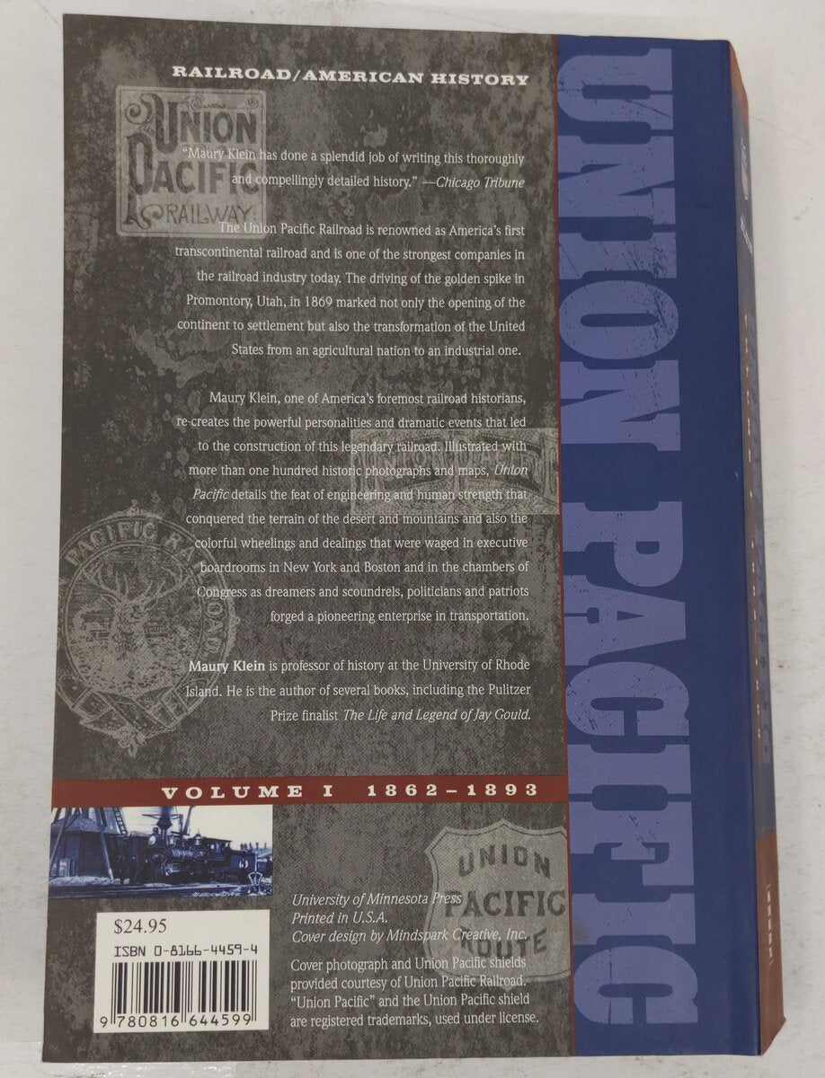 Union Pacific Vol.1 Paperback Book By Maury Klein VG
