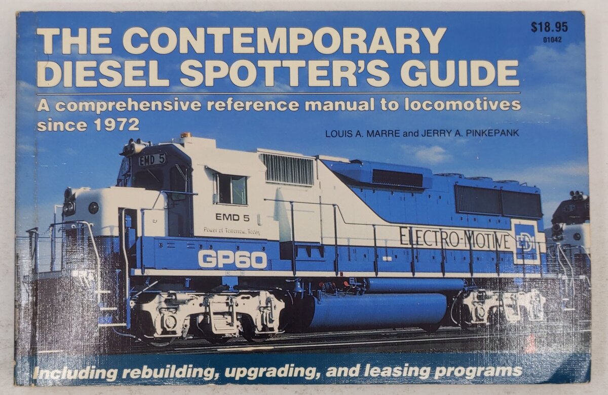 The Contemporary Diesel Spotter's Guide Paperback Book By Louis A. Marre VG