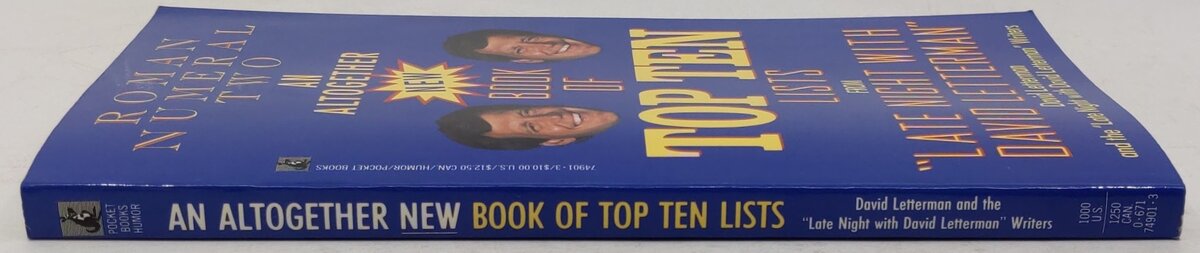 Roman Numeral Two Paperback Book By David Letterman and Steve O'Donnell EX