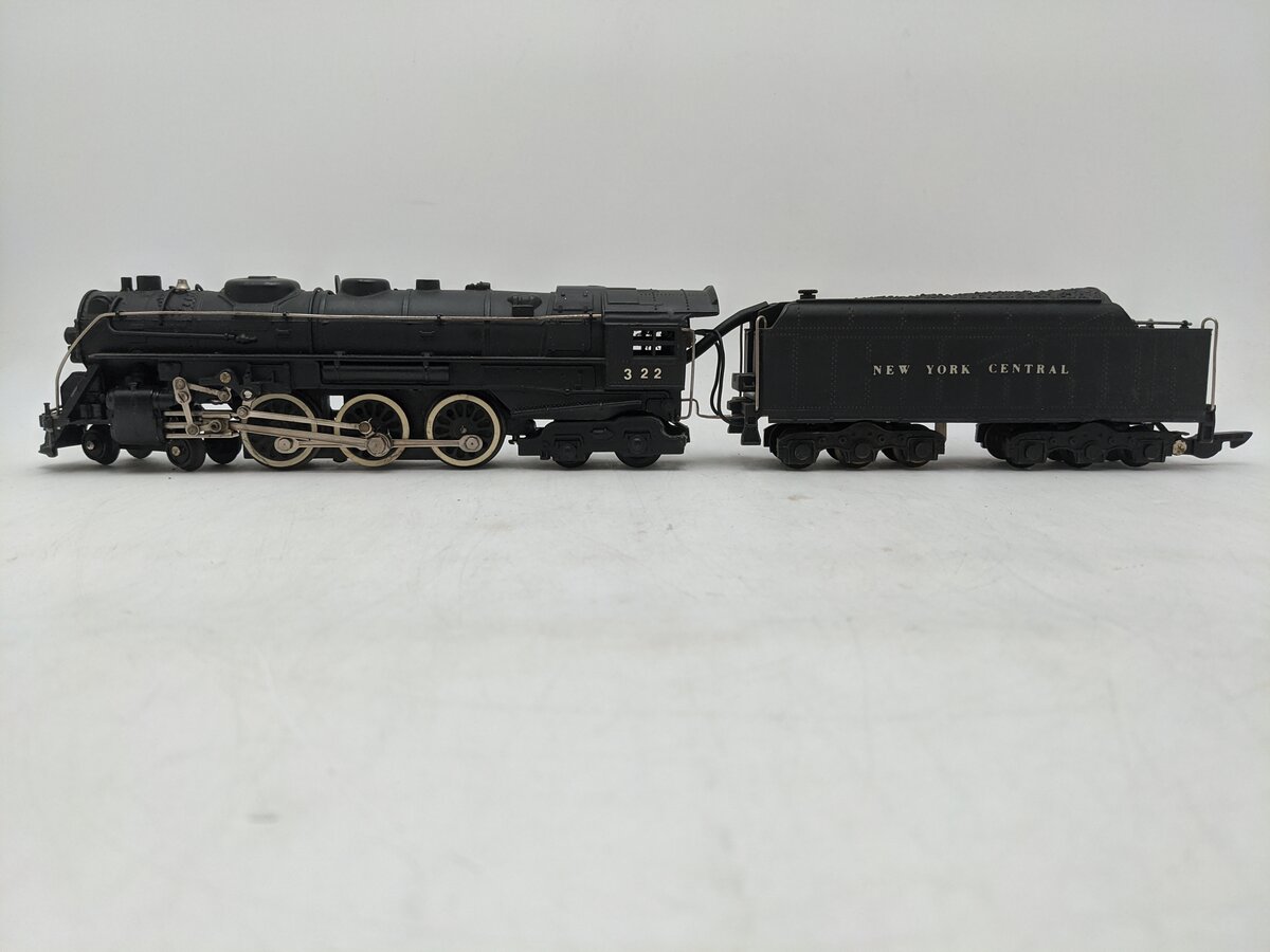 American Flyer 322 Vintage S NYC 4-6-4 Hudson Steam Locomotive & Tender EX