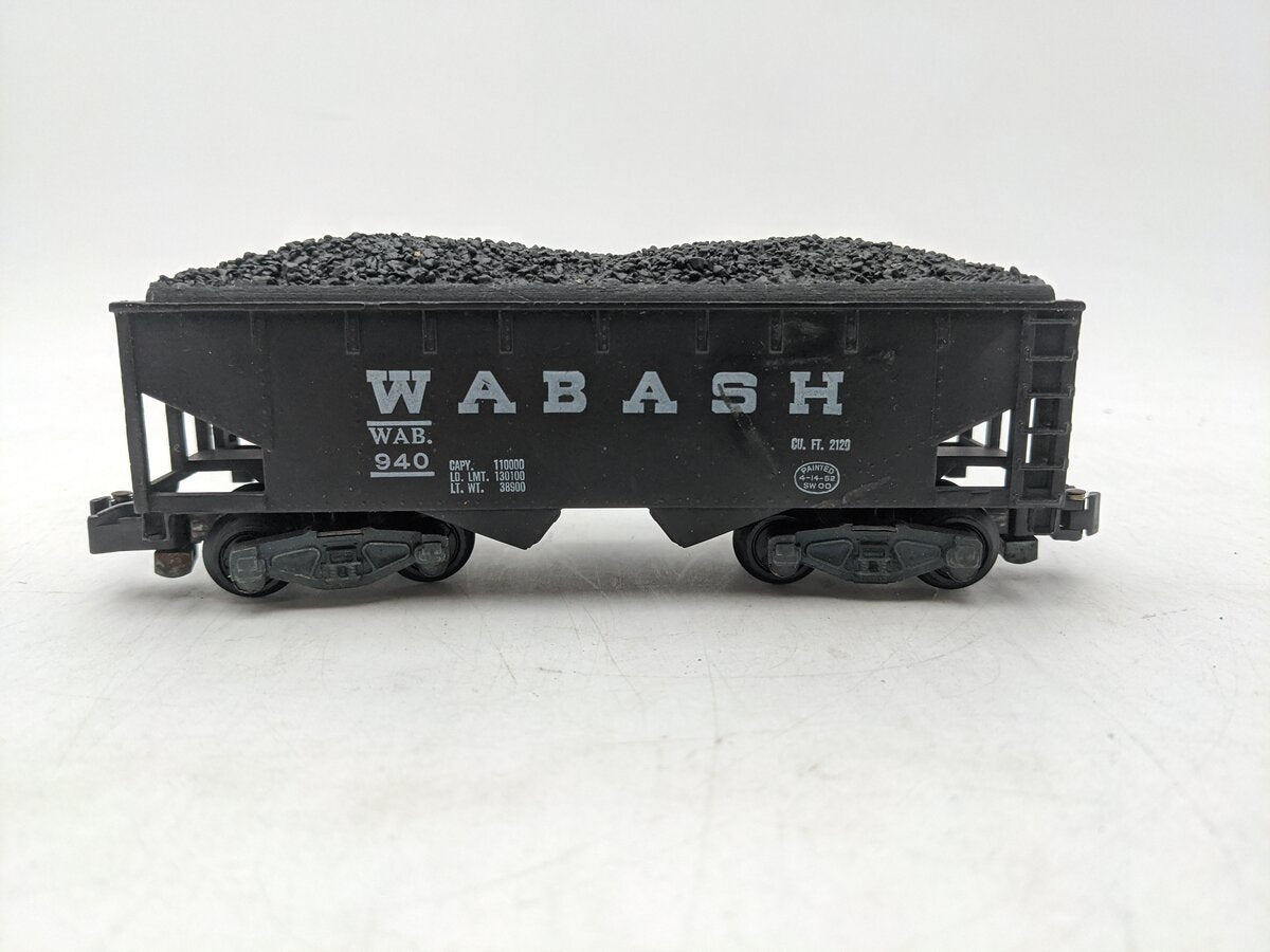 American Flyer 940 VIntage S Wabash 2-Bay Hopper EX