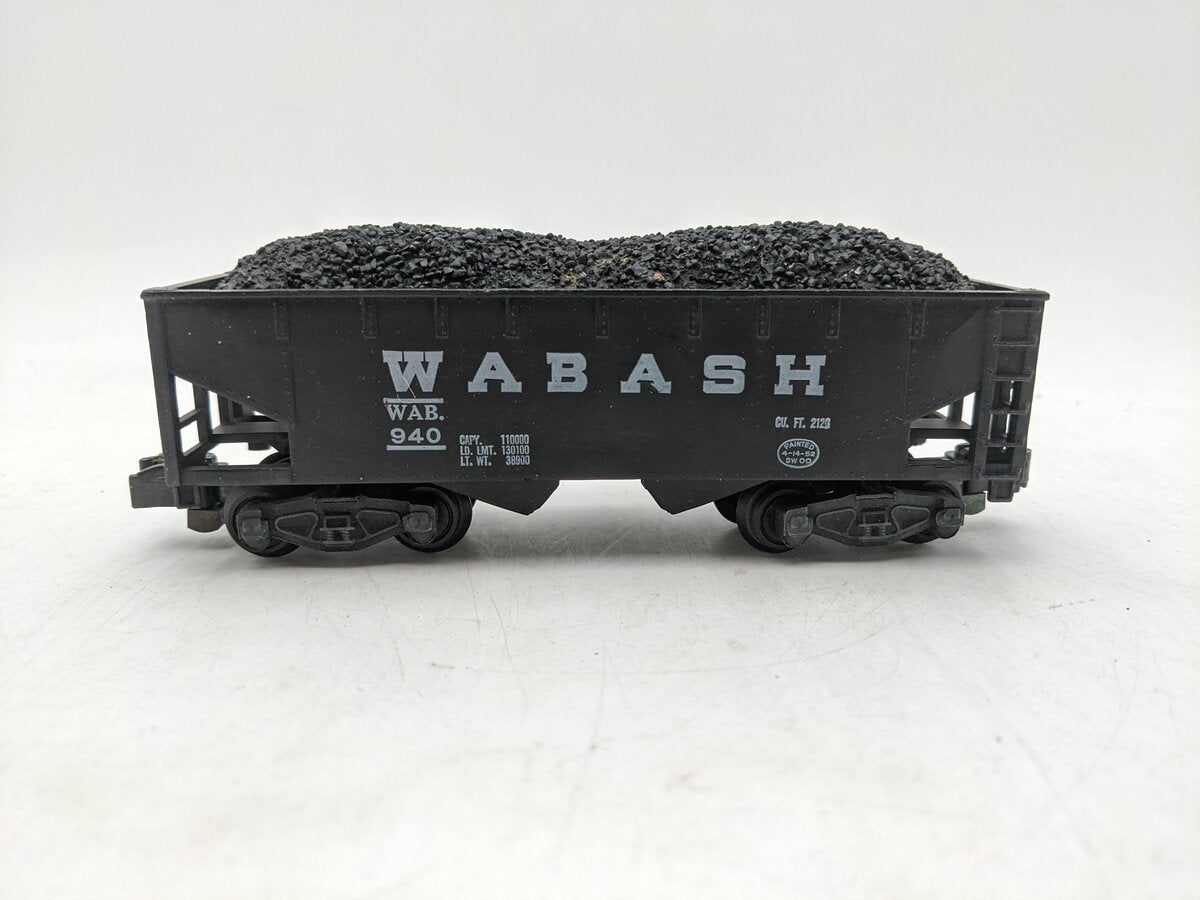 American Flyer 940 VIntage S Wabash 2-Bay Hopper EX