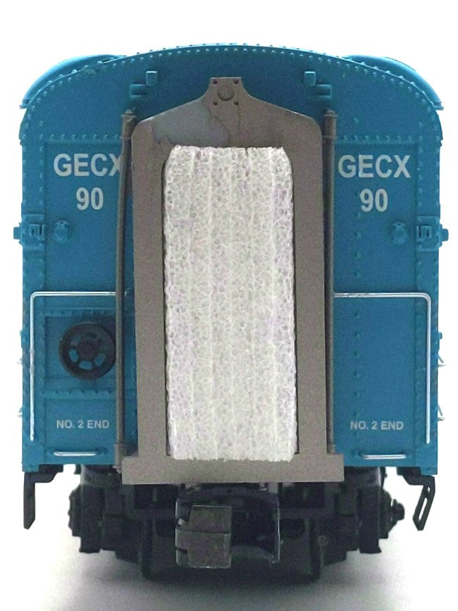 MTH 20-68003 O Gauge GE Evolution 70' Streamlined RPO Passenger Car #90 EX/Box