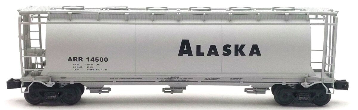 Lionel 2226090 O Alaska RR Cylindrical Covered Hopper #14500