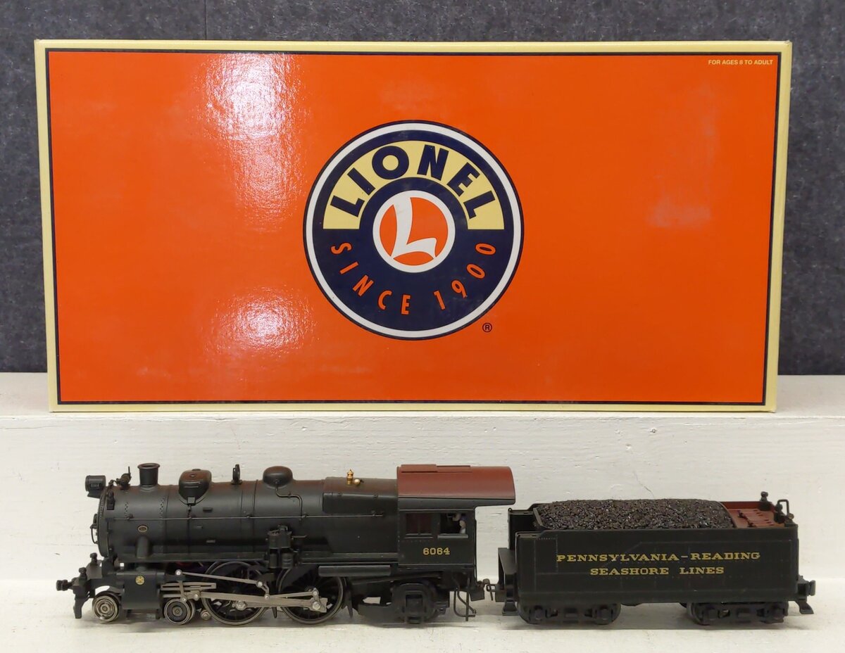 Lionel 6-28706 O Gauge Pennsylvania 4-4-2 Steam Locomotive & Tender w/TMCC #6064 EX/Box