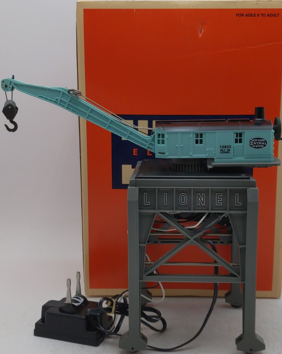 Lionel 6-12922 O Gauge New York Central Operating Remote Gantry Crane LN/Box