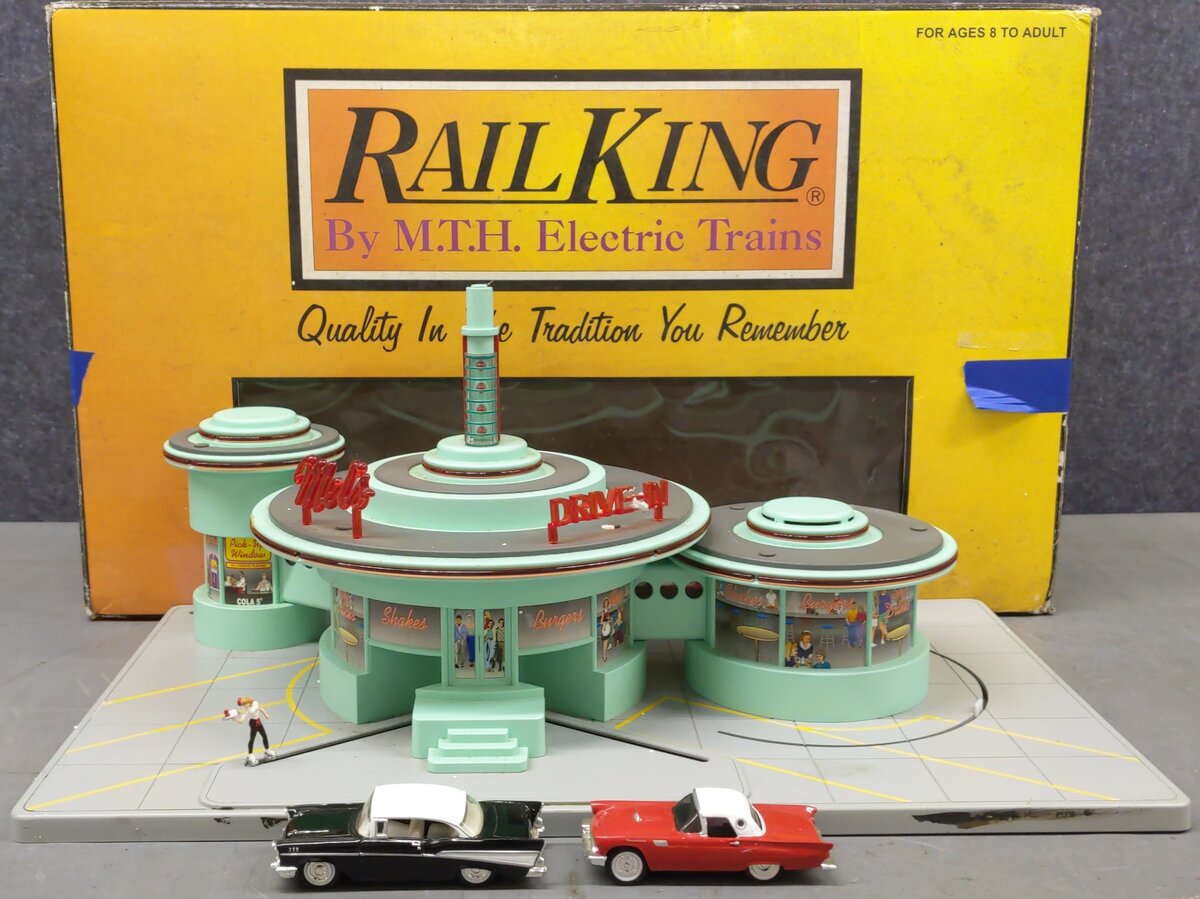 MTH 30-9105 O Mel's Operating Drive-In Restaurant EX/Box